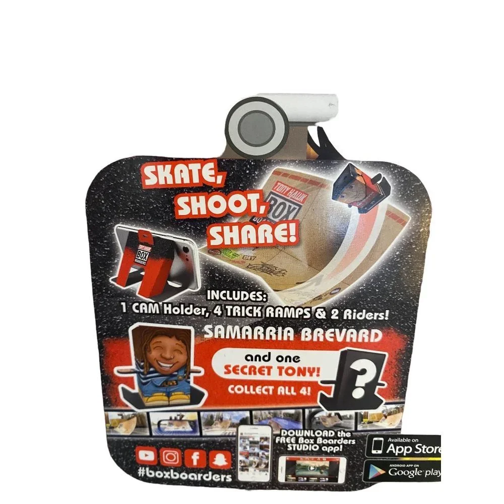 NEW Tony Hawk Skate Skateboard‎ Trick Ramp Rider Samarria Brevard Box Boarders
